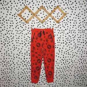 Spotted Zebra Marvel Spiderman Orange Boys Drawstring Jogger Sweatpants